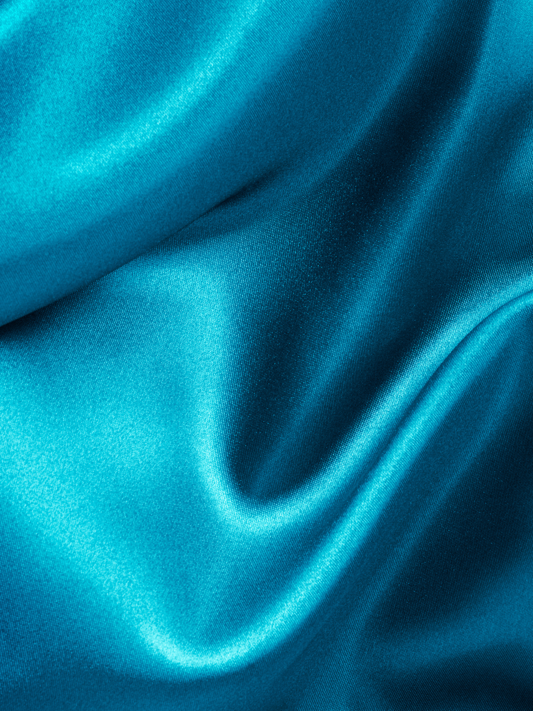 Blue Satin fabric